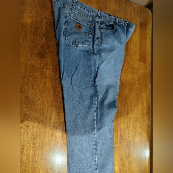 Men's Carhartt 5-pocket blue jeans size 50 x30 - Picture 2 of 8